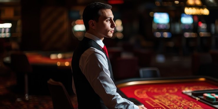 HD live dealer at Wild Bandito on icb138 mobile app